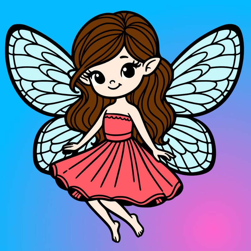 fairy with wings