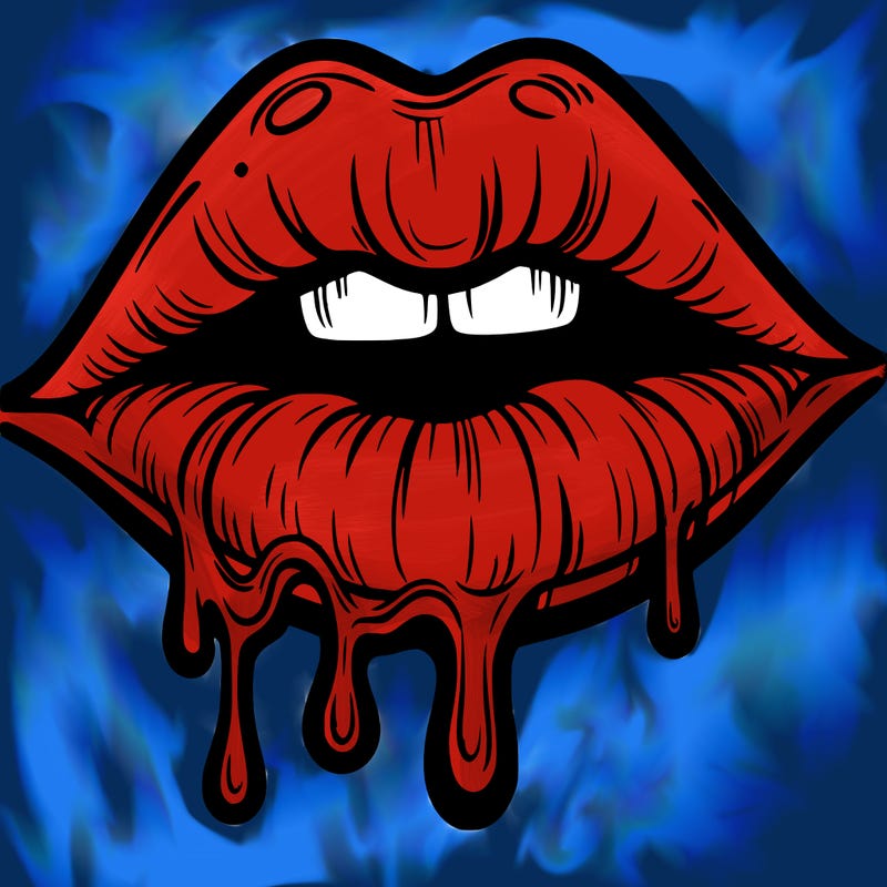 lips that look realistic and drip