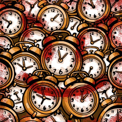 many clocks with the time 3:33