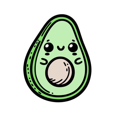 cute avocado