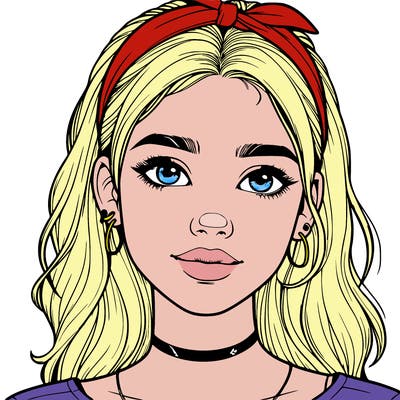 realistic teenage girl