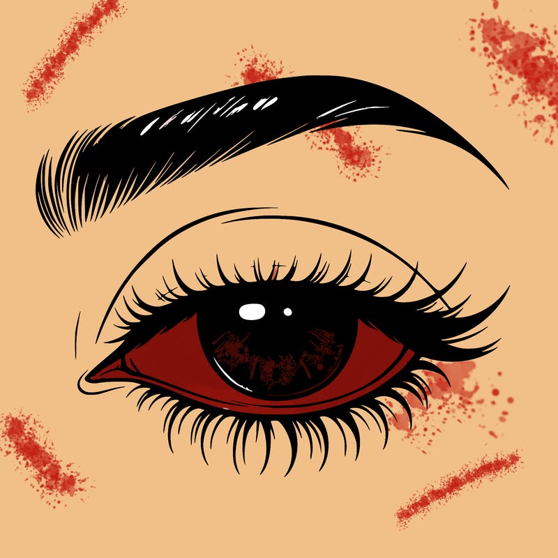 eye closed realistic