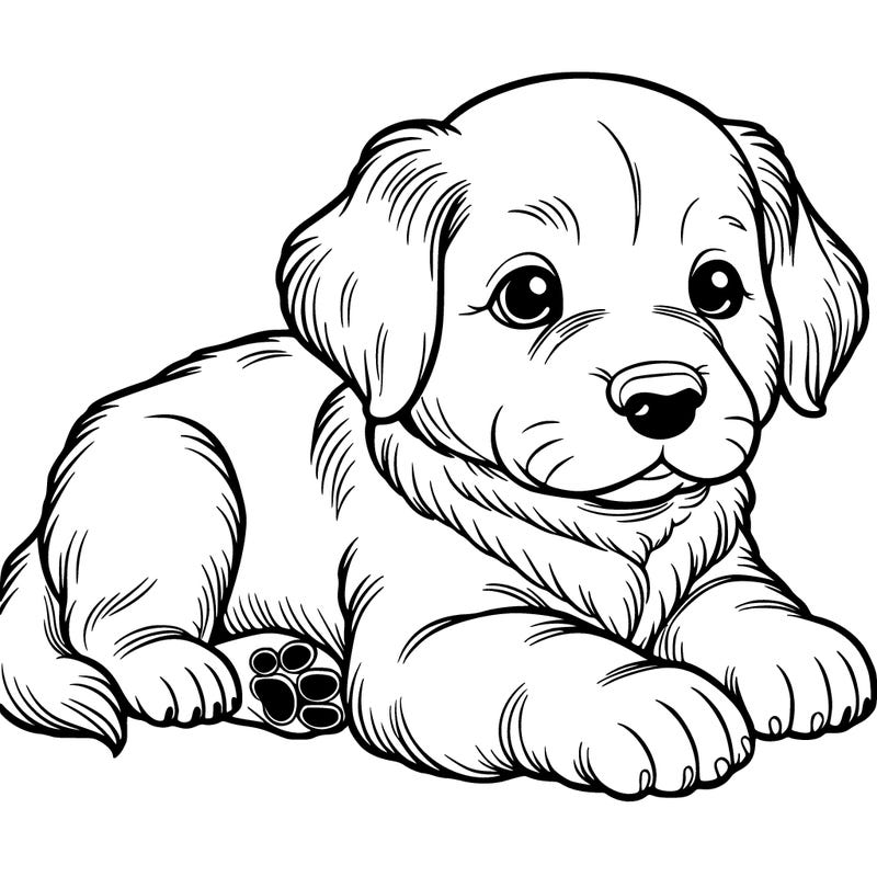 baby golden retriever