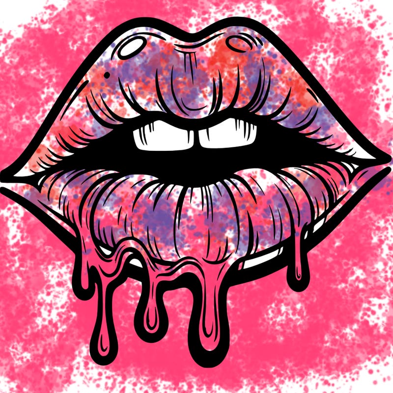 lips that look realistic and drip