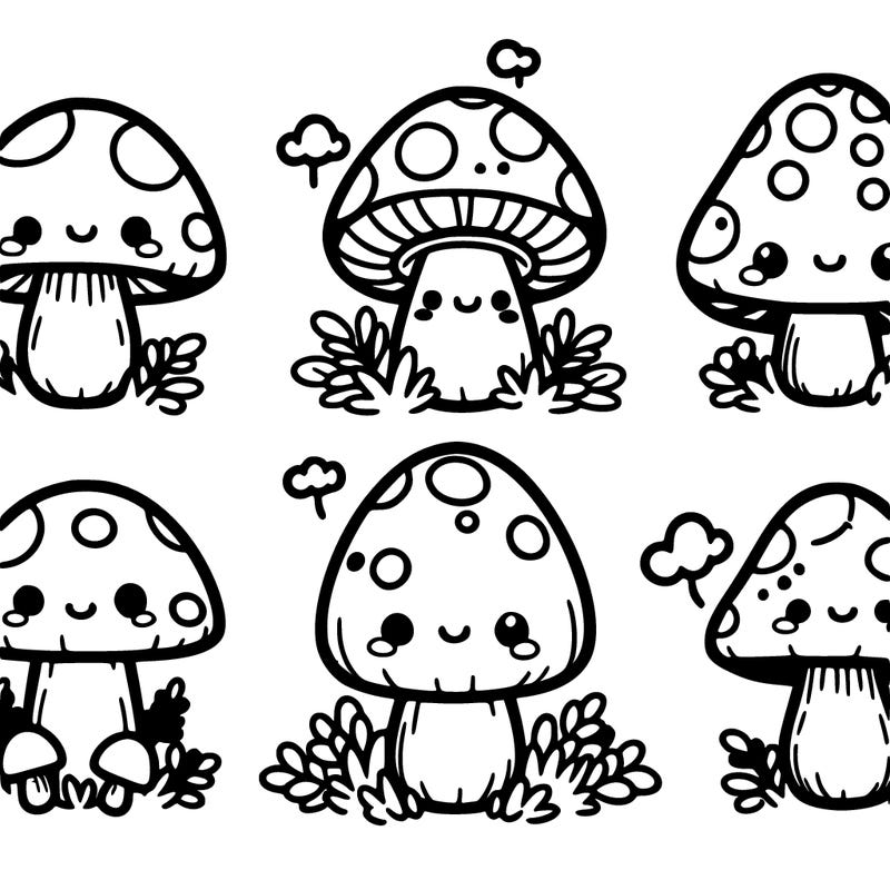cute mushrooms