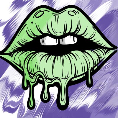 lips that look realistic and drip