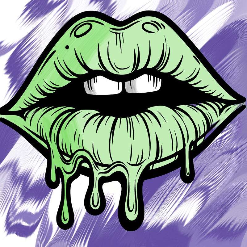 lips that look realistic and drip