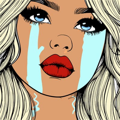 really realistic girl with lips