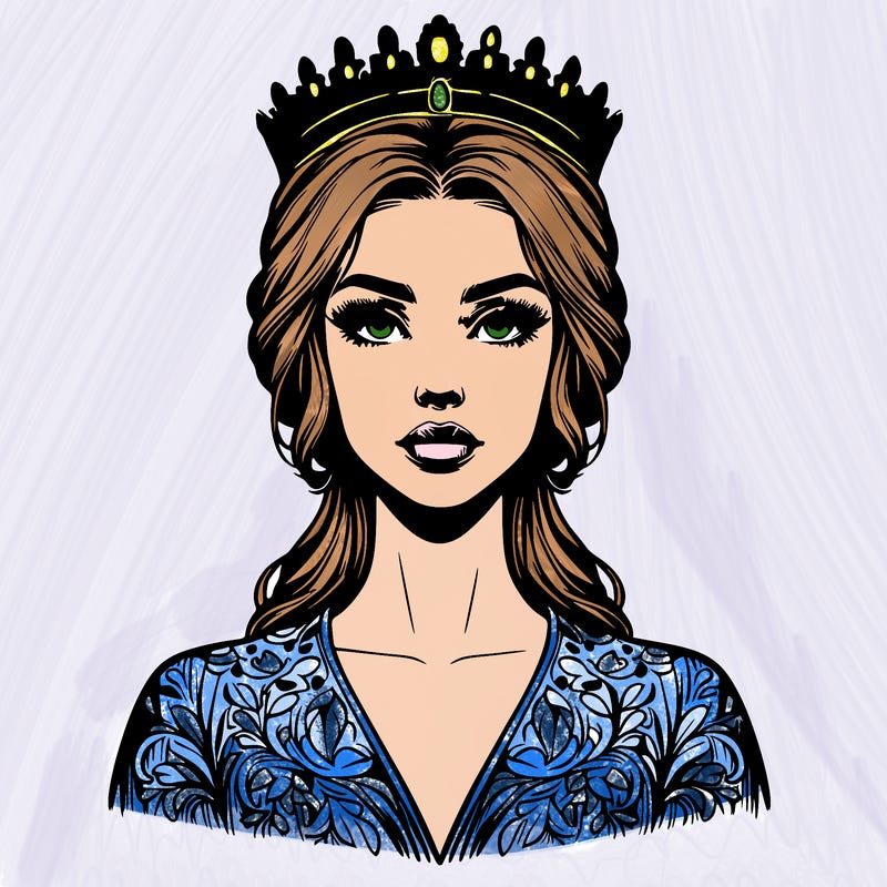 realistic beautiful queen