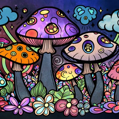 mushrooms on acid