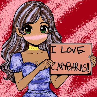 realistic pretty girl holding blank sign