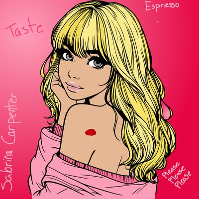 realistic girl with bangs looking over her shoulder