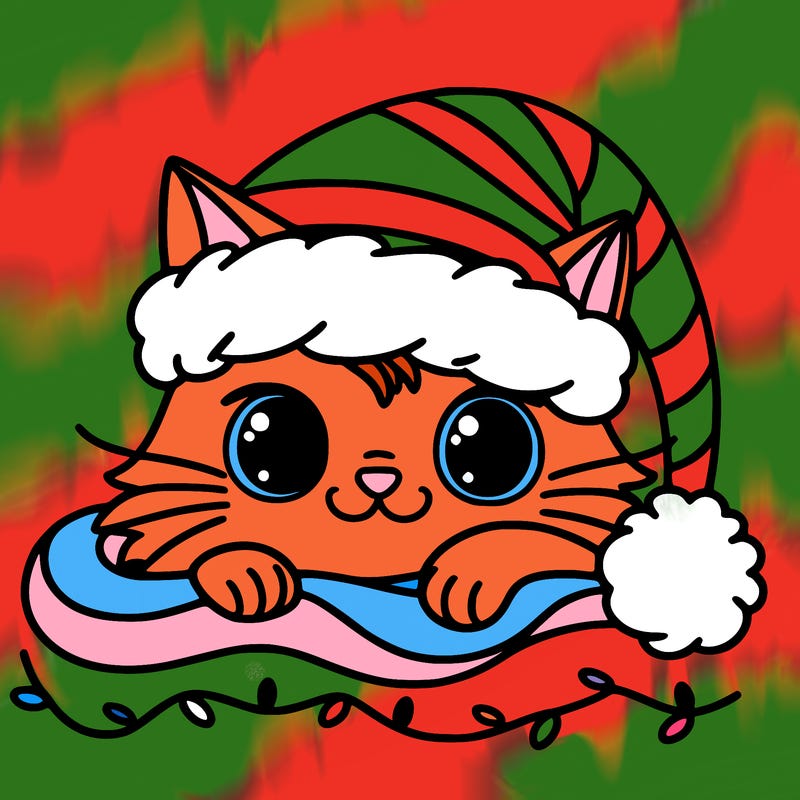 cat christmas