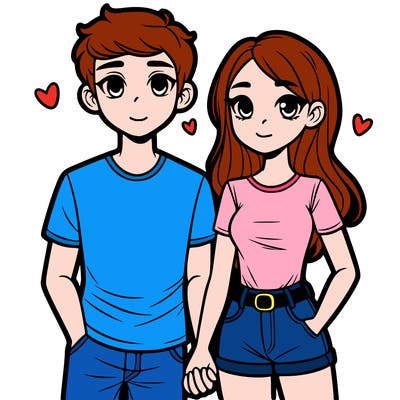 boyfriend and girlfriend