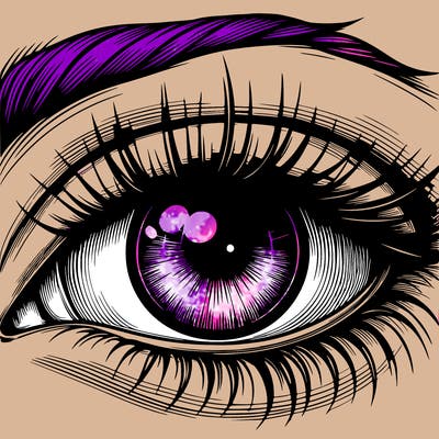 realistic eye