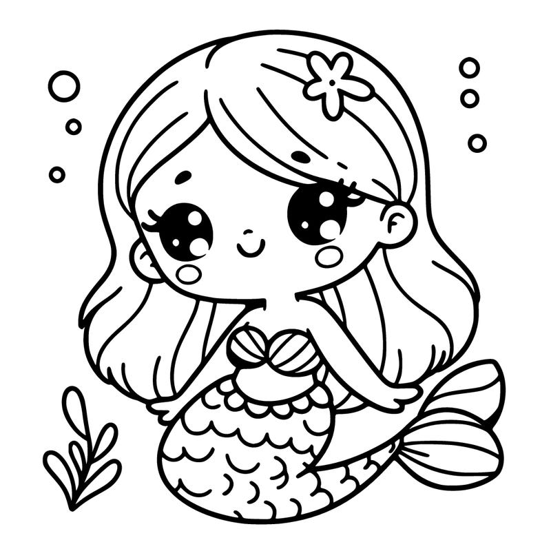 cute mermaid