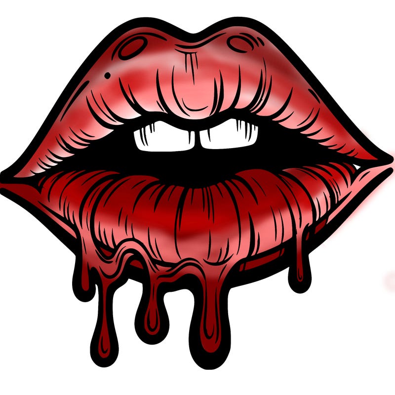 lips that look realistic and drip