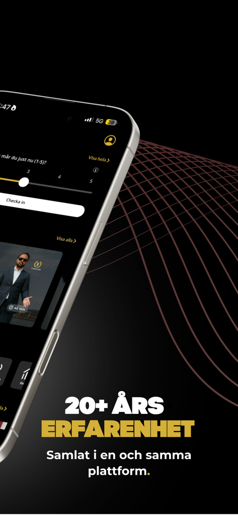 Angelo - Smartphone screen displaying the Angelo app for solopreneur sales and mood tracking