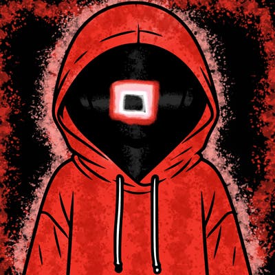 faceless girl in hoodie