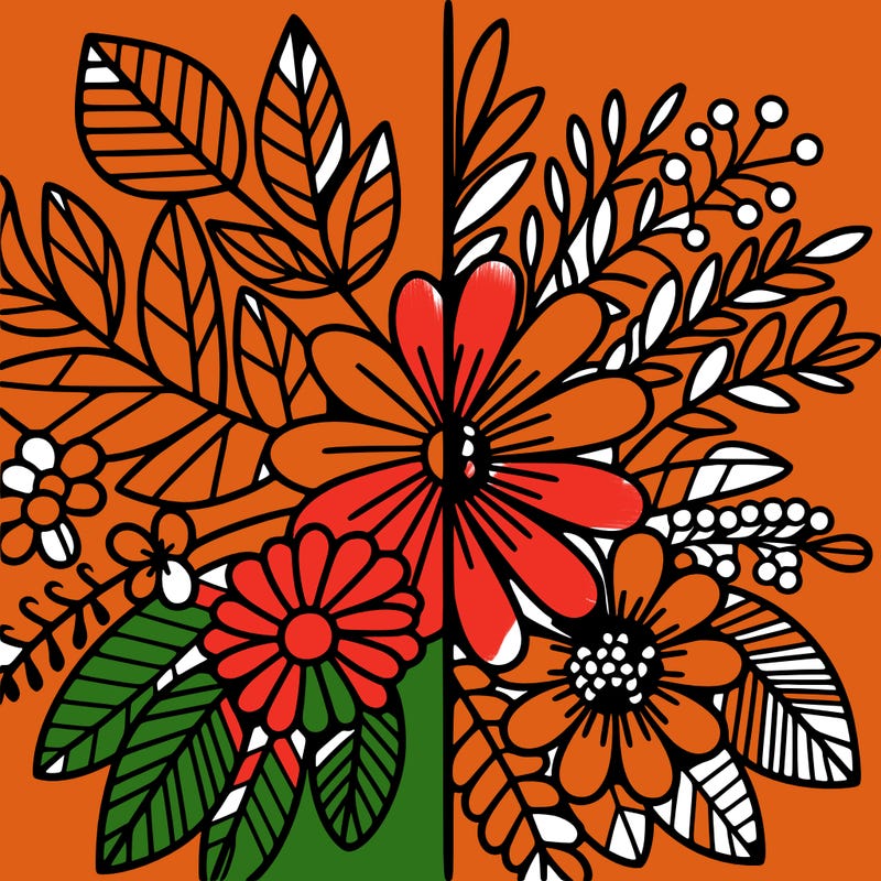flowers split
