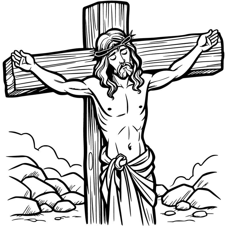 jesus on the cross