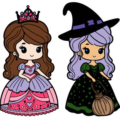 princess as a witch