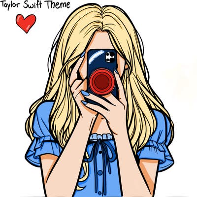 a realistic girl holding her phone taking pictures