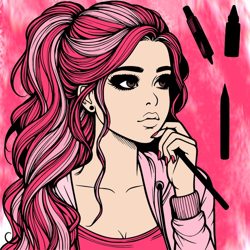 realistic teenage pretty