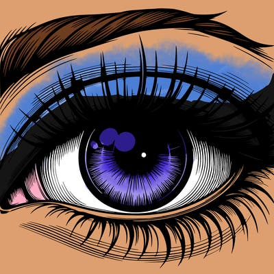 realistic eye