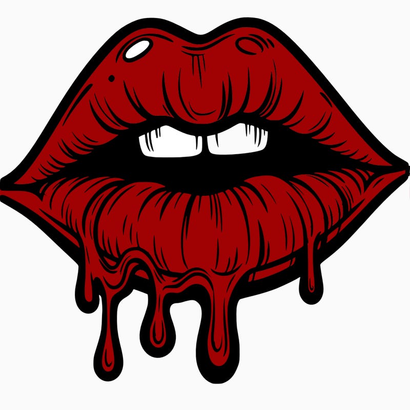 lips that look realistic and drip