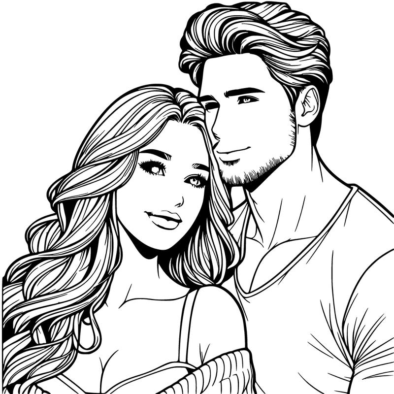 super realistic couple