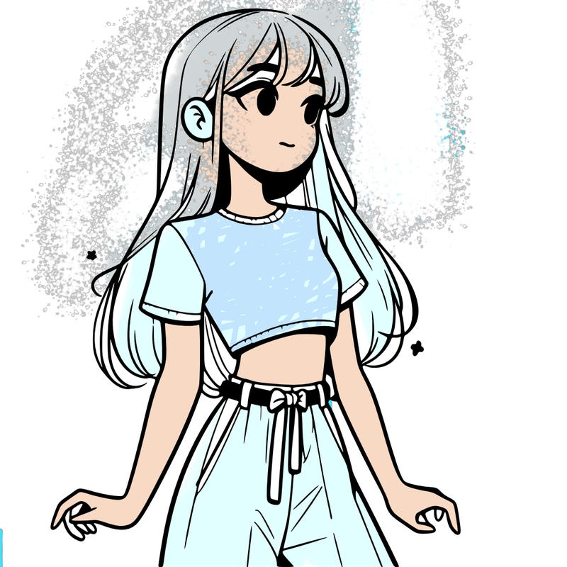 girl in a cute crop top