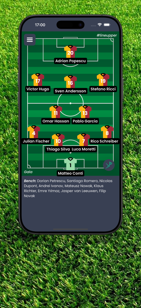 Lineupper - Lineup Builder - Sports App | MWM