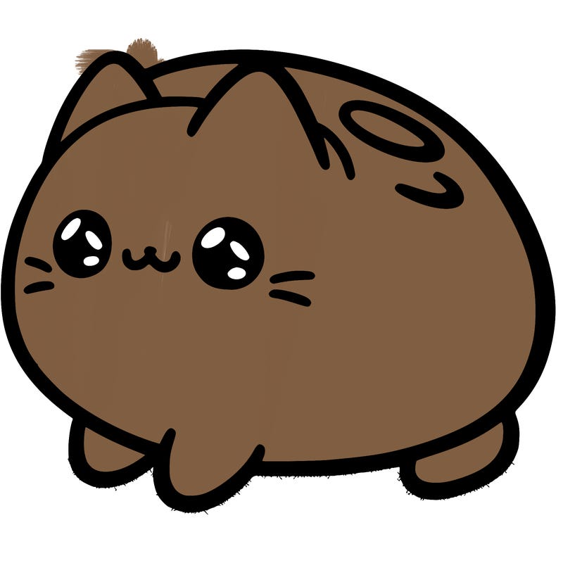 a jellybean that looks like a cat