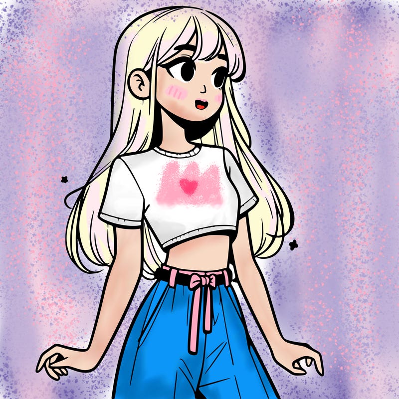 girl in a cute crop top