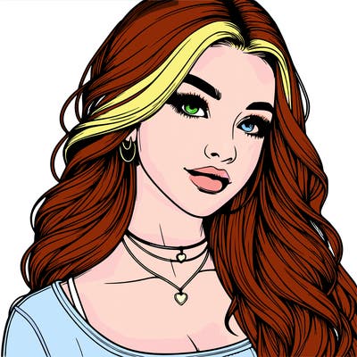 detailed realistic girl