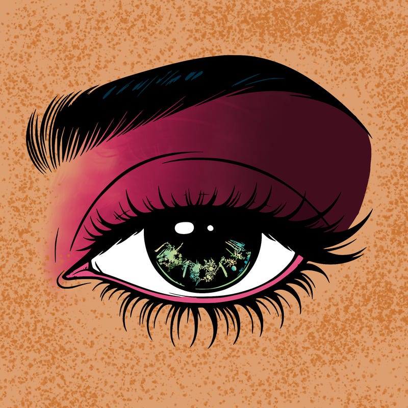 eye closed realistic