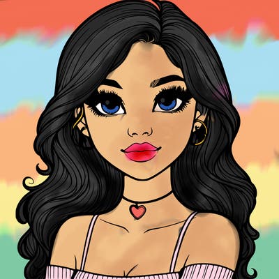 realistic pretty girl