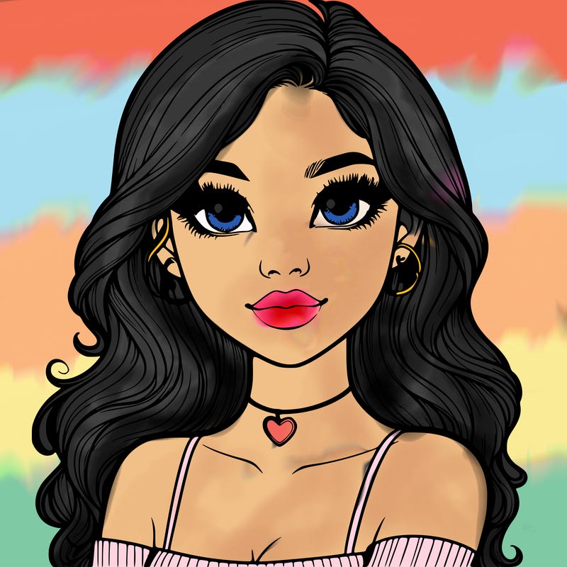 realistic pretty girl