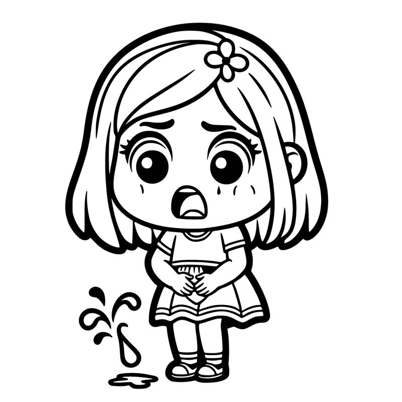 girl finding out she got her period