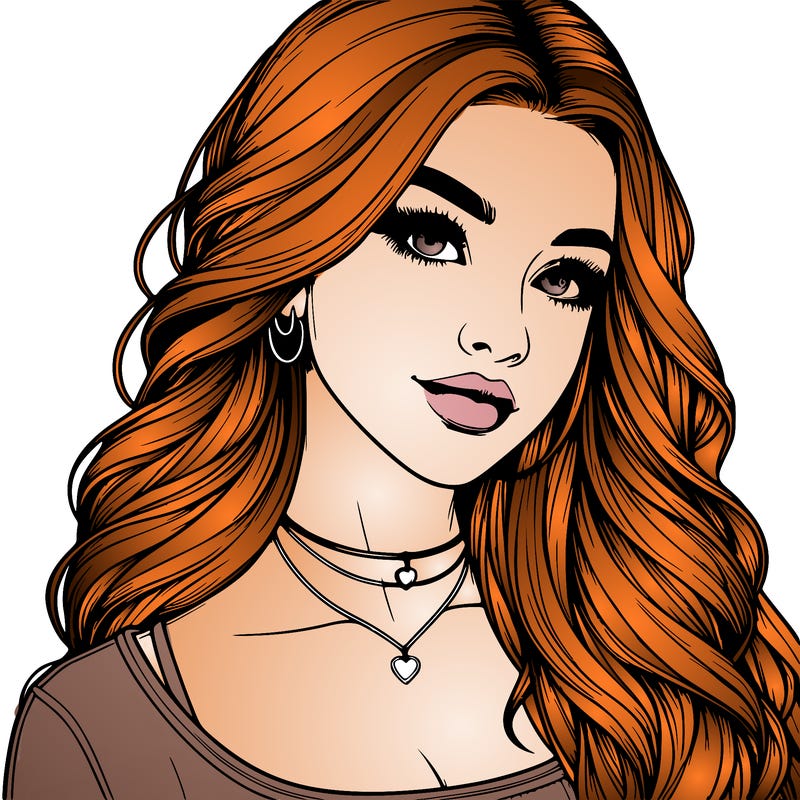 detailed realistic girl