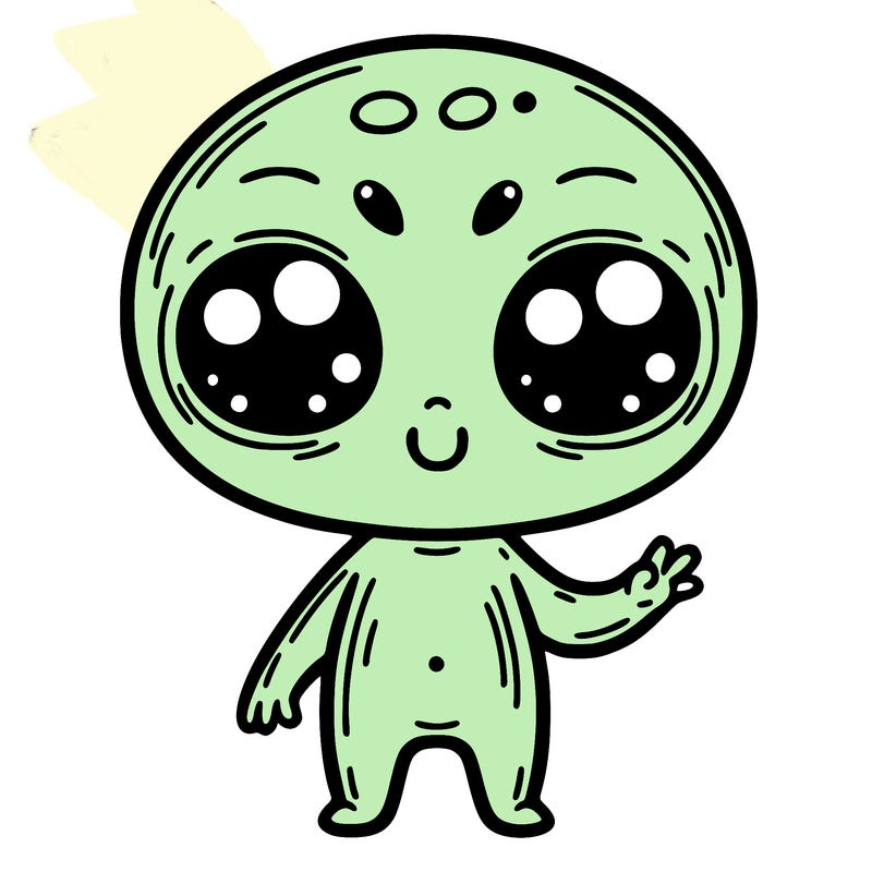 alien cute