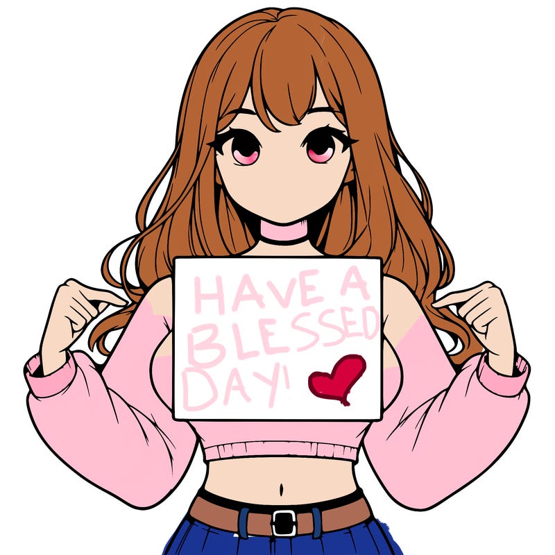 girl holding a blank sign in a long sleeve crop top