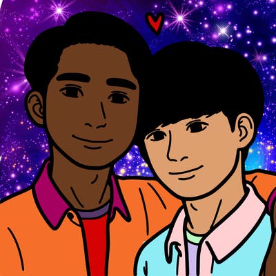 asian gay couple
