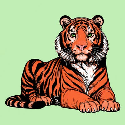realistic tiger