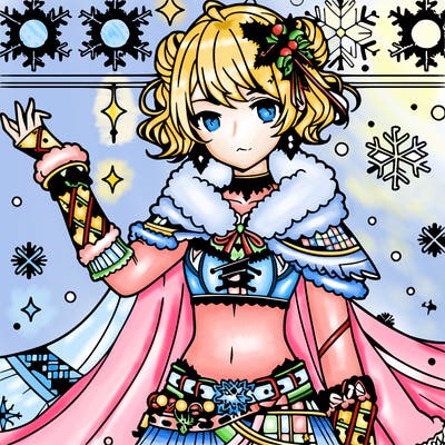 christas anime girl bikini