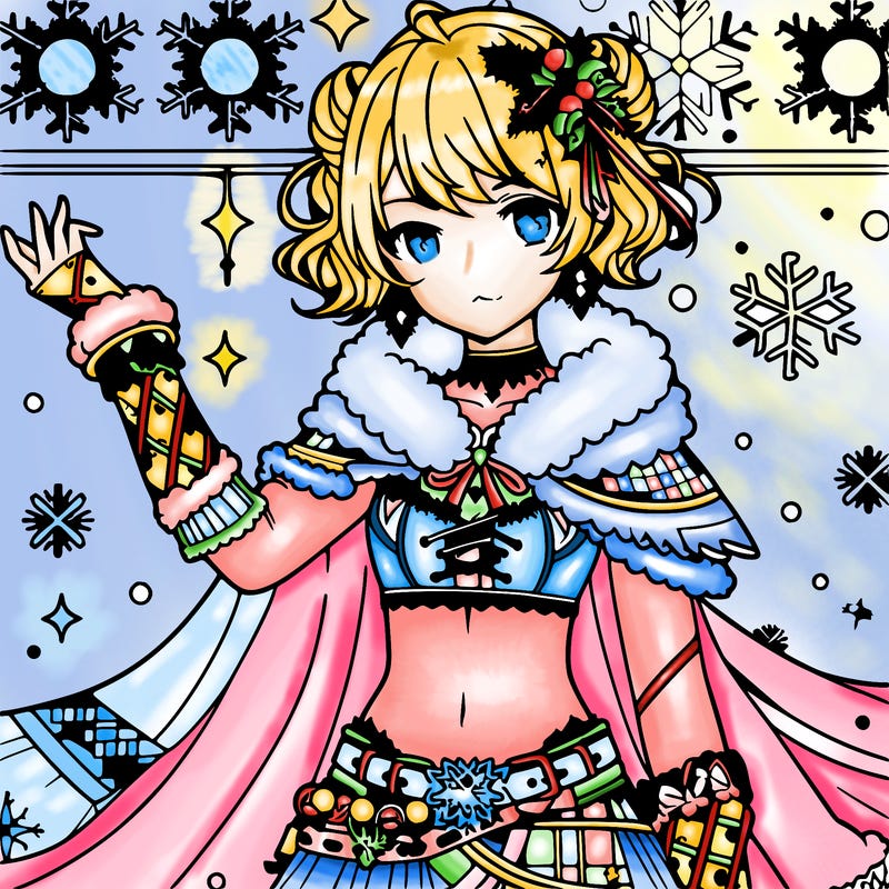 christas anime girl bikini