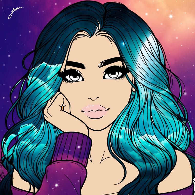 beautiful realistic girl