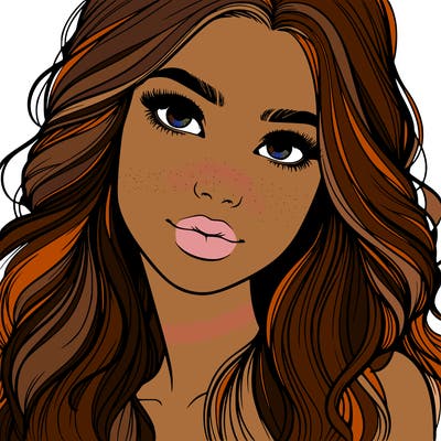 beautiful realistic girl