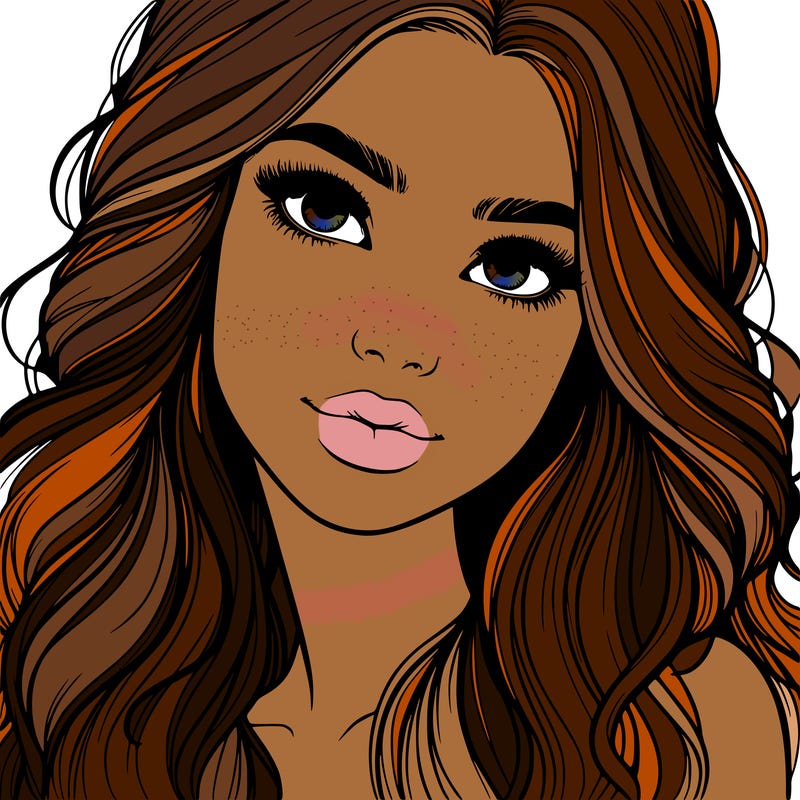 beautiful realistic girl